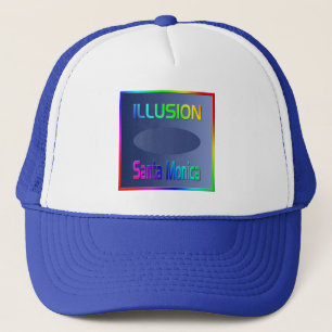 "ILLUSION Santa Monica" Hat! Trucker Hat