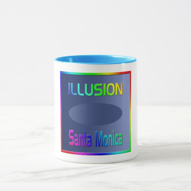 "ILLUSION Santa Monica" Mug~=! Mug (Center)