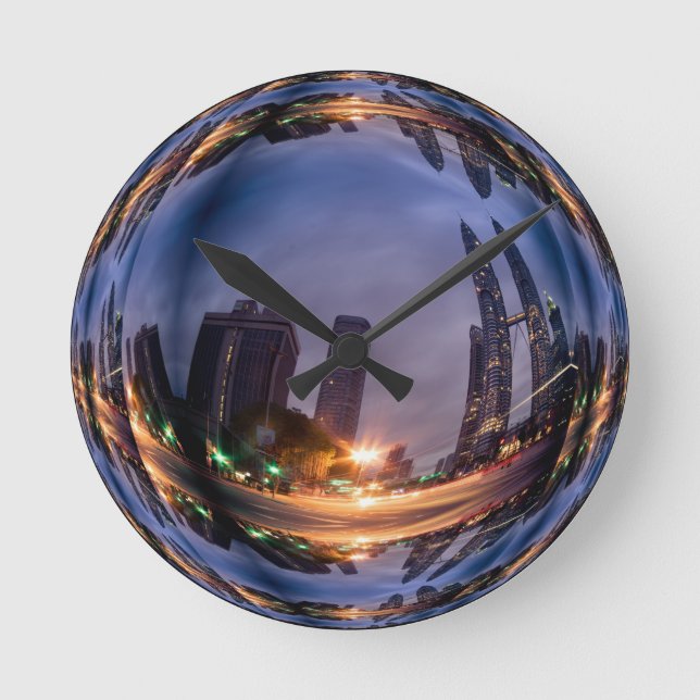 Illusion Soap Bubble Wall Clock (Front)