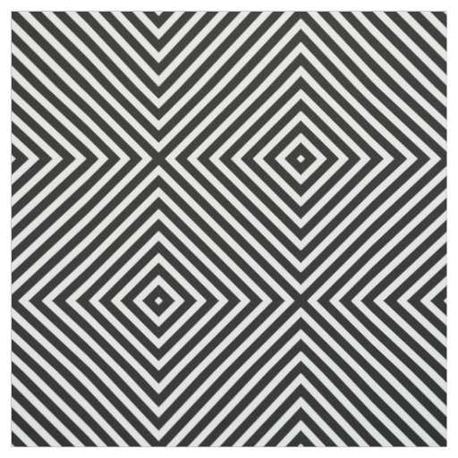 Illusion Stripe Geometric Pattern Fabric