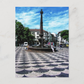 Illusion Tiles Art : Funchal, Madeira (Portugal) Postcard