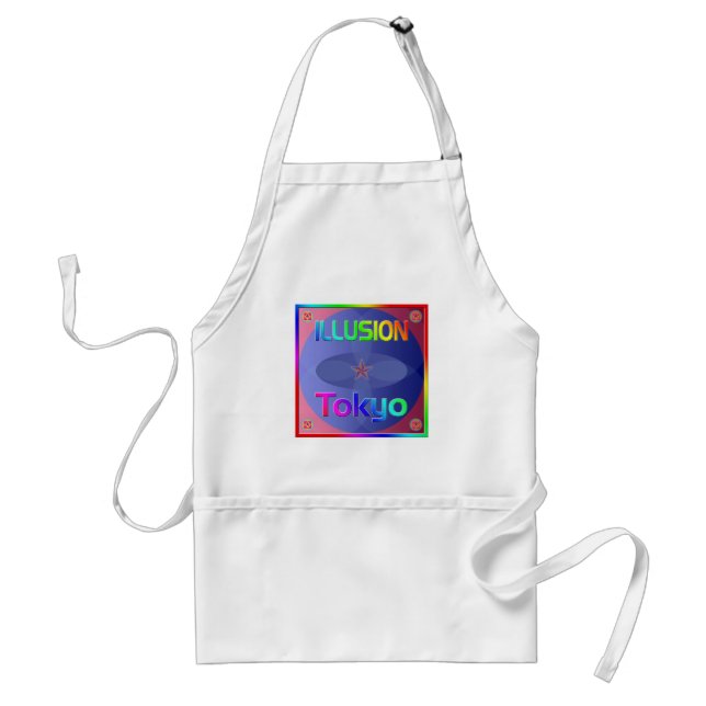 "ILLUSION Tokyo" Apron! Adult Apron (Front)