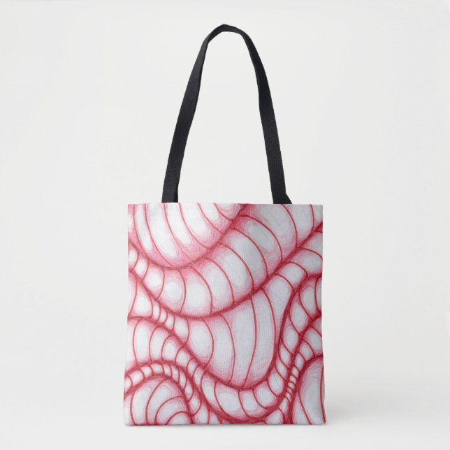 Illusion Worms Tote Bag (Front)