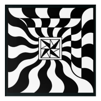 Illusionary Square | Modern Acrylic Print