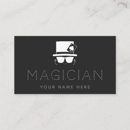 Illusionist Magician Magic Hat Card Tricks Trendy 