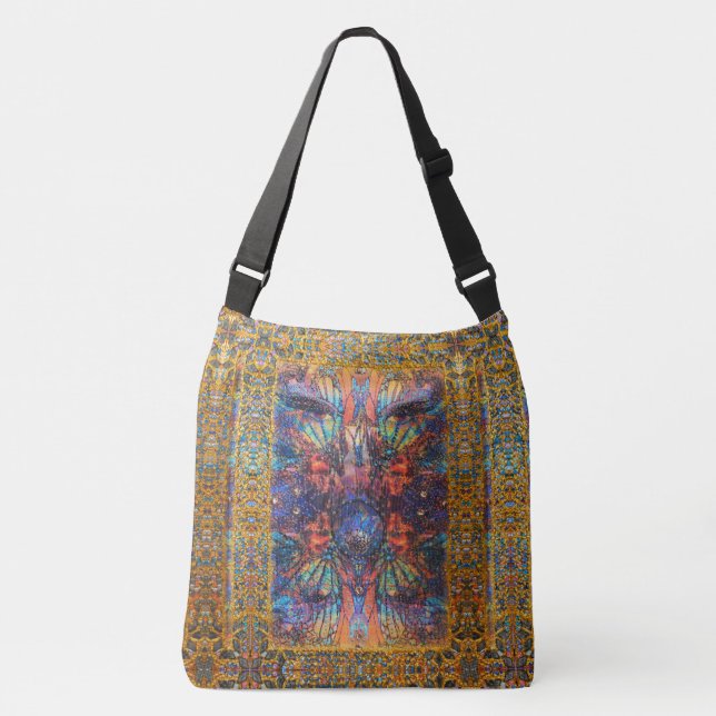 Illusions of Matter by Deprise Crossbody Bag (Front)