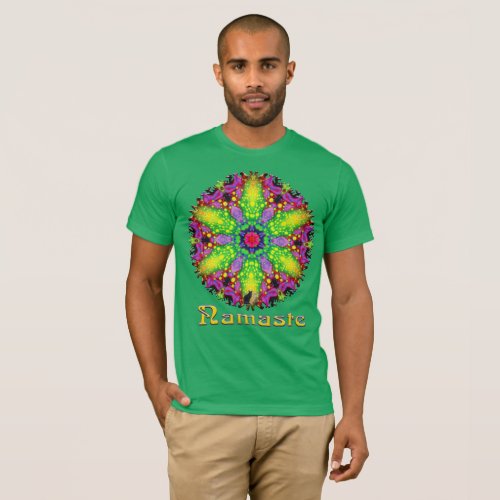 Illusory Namaste Kaleidoscope T_Shirt