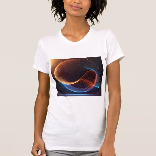 Illustrate a gravity_style logo featuring the bend T_Shirt