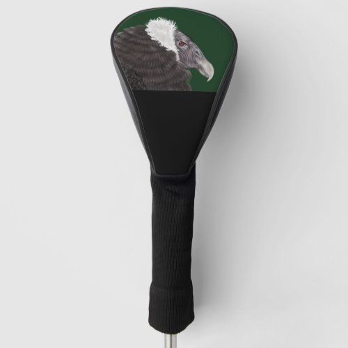Illustrated Andean Condor Golf Head Cover