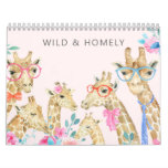 Illustrated Animal Family Calendar