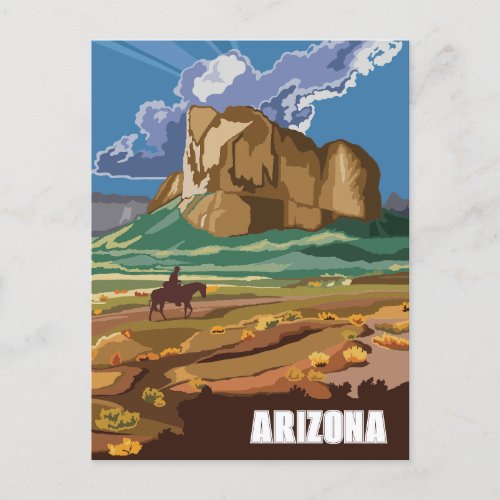 Illustrated Arizona Postcard