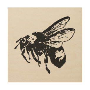 Illustrated Bee Art
