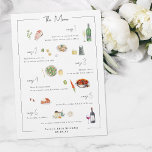Illustrated Bespoke | Wedding Menu<br><div class="desc">Beautiful menu cards to compliment your table settings at your wedding or next dinner party. One element of many bespoke weddings is attention to detail and the desires of the clients. When a wedding is made specifically for a couple, it often closely reflects their values and interests. Together, we’re creating...</div>