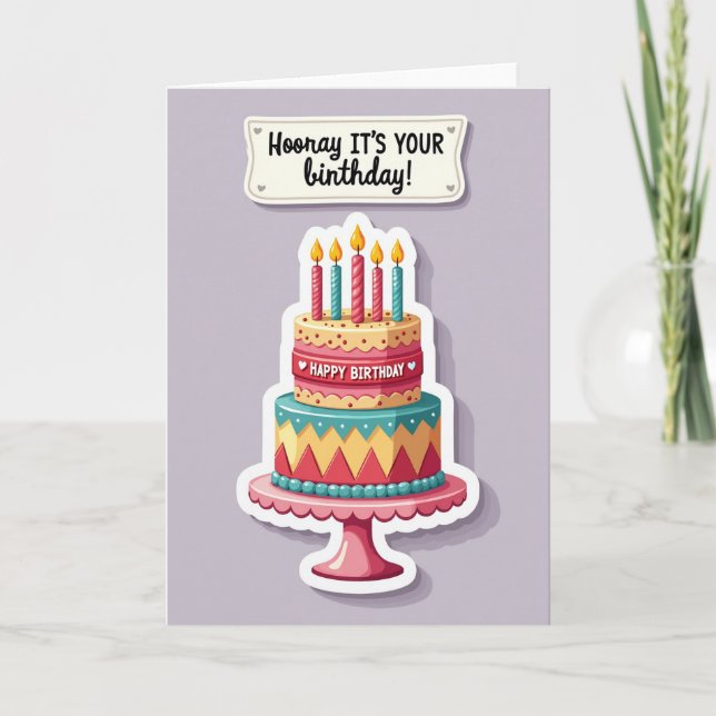 Illustrated Birthday Card (Front)