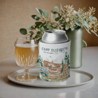 Illustrated Camping | Bachelorette Bridesmaid