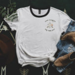 Illustrated Camping | Bachelorette Bridesmaid T-Shirt<br><div class="desc">Featuring trendy watercolor illustrations with sleek modern typefaces. The perfect bachelorette shirts for your entire bridal party! Our camp themed bridal party shirts are the perfect way for your crew to get all the attention everywhere you and your gals go! Can be customized for bridesmaids, groomsman, mother of the bride,...</div>