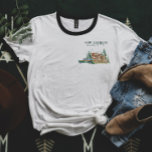 Illustrated Camping | Bachelorette Bridesmaid T-Shirt<br><div class="desc">Featuring trendy watercolor illustrations with sleek modern typefaces. The perfect bachelorette shirts for your entire bridal party! Our camp themed bridal party shirts are the perfect way for your crew to get all the attention everywhere you and your gals go! Can be customized for bridesmaids, groomsman, mother of the bride,...</div>