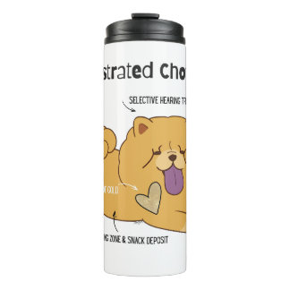 ILLUSTRATED CHOW  THERMAL TUMBLER