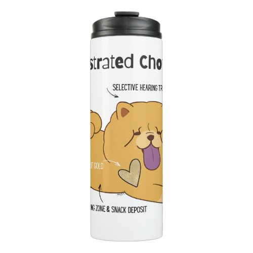 ILLUSTRATED CHOW  THERMAL TUMBLER