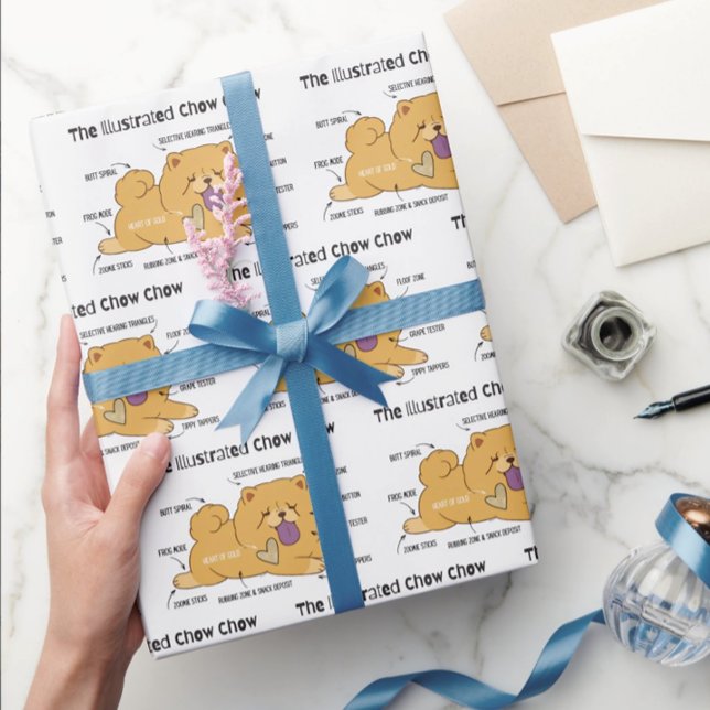 ILLUSTRATED CHOW   WRAPPING PAPER (Creator Uploaded)