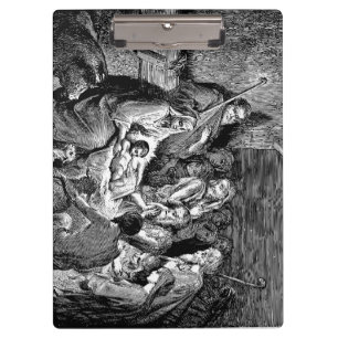 Illustrated Christmas Nativity Scene Clipboard