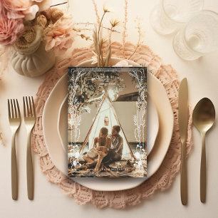 Illustrated Desert Cactus Photo Save The Date