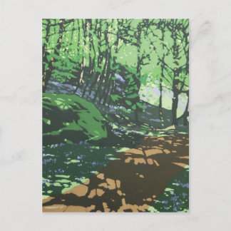 Illustrated Fine Art Postcard