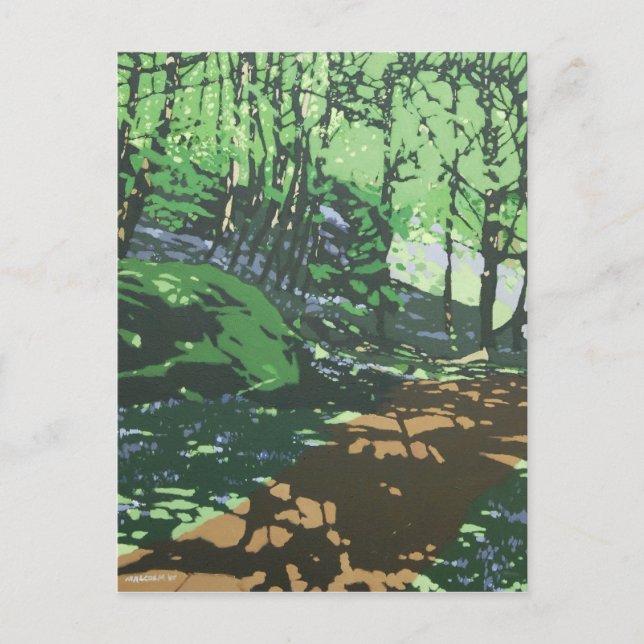 Illustrated Fine Art Postcard (Front)