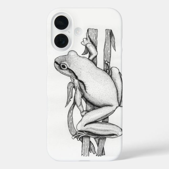 Illustrated Frog on Grass - by Skye Ryan-Evans © Case-Mate iPhone Case (Back)