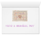 Illustrated hummingbird Fantasy Floral Cards (Inside Horizontal (Bottom))