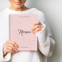 Illustrated Kitchen Utensils Personalized Recipe