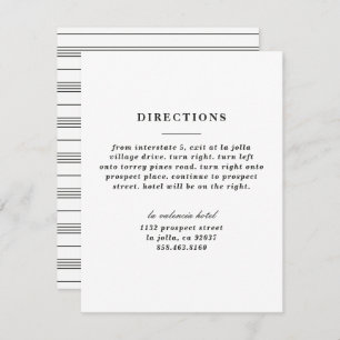 Illustrated Knot Directions Card - Black