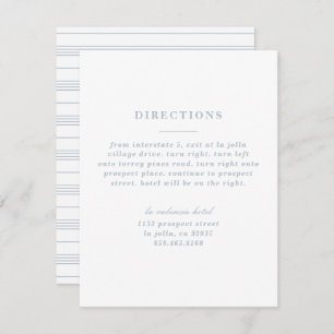 Illustrated Knot Directions Card - Blue