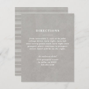 Illustrated Knot Directions Card - Gray