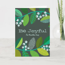 Illustrated Leafy Non-Denominational Holiday Card