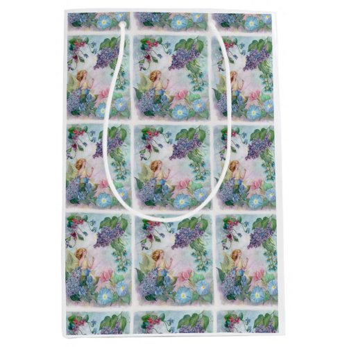 Illustrated Lilac Faerie  Medium Gift Bag