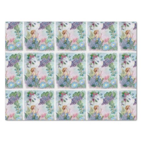 Illustrated Lilac Faerie  Tissue Paper