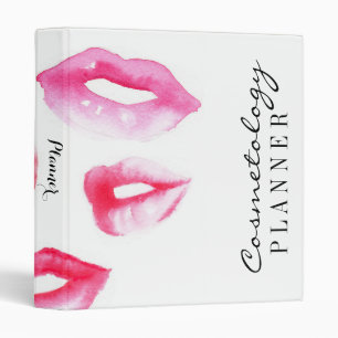 Illustrated Lips Binder Planner