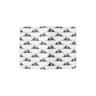 Illustrated Log Cabins Camping & Nature Themed Passport Holder