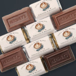 Illustrated Love Is Brewing Hershey's Miniatures<br><div class="desc">Are you looking for more coffee bridal shower theme ideas? Say ‘Love Is Brewing Bridal Shower Do Tell A Belle’ to find us online. Celebrate your special day with these elegant candy favors, designed for a coffee theme bridal shower or modern cafe-themed event. Featuring a latte cup with heart-shaped foam,...</div>