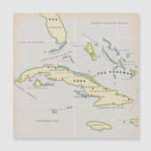 Illustrated map of Cuba (Front)