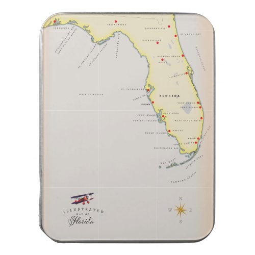 Illustrated map of Florida Jigsaw Puzzle