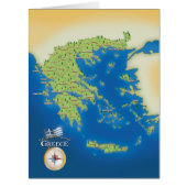 Illustrated Map Of Greece (Front)