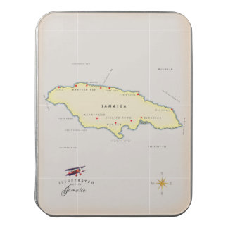 Illustrated map of Jamaica. Jigsaw Puzzle