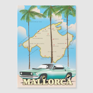 Illustrated map of Mallorca