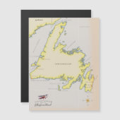 Illustrated map of Newfoundland. (Front/Back)