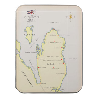 Illustrated map of Qatar Jigsaw Puzzle