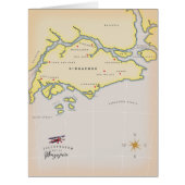 Illustrated map of Singapore (Front)