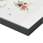 Illustrated Map of the USA Wood Wall Art (Corner 14x11)