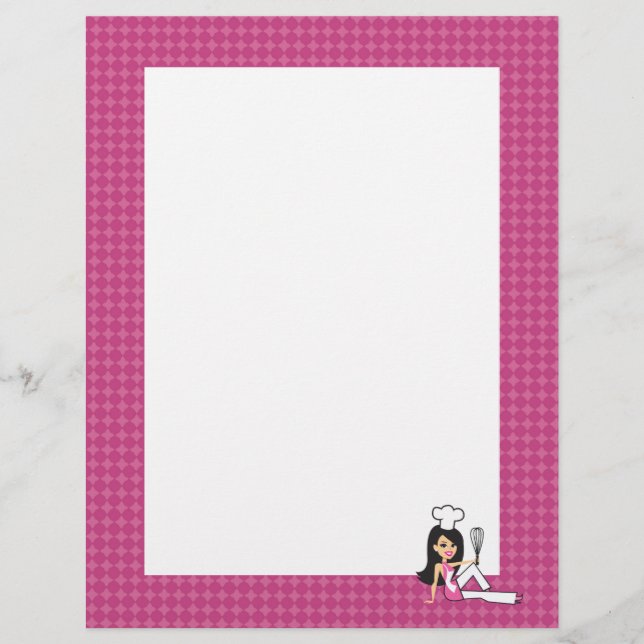 Illustrated page for Recipes (Front)